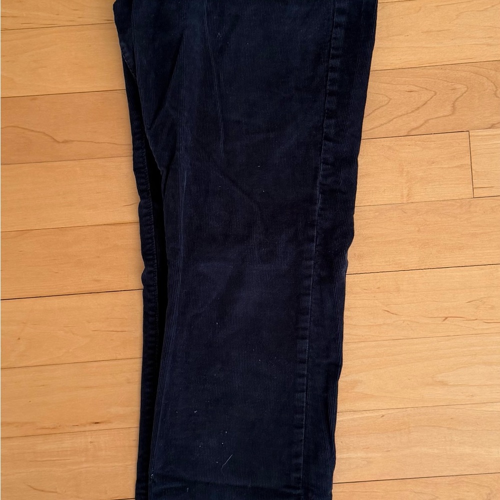 J. Crew Straight Corduroy Pants in Navy